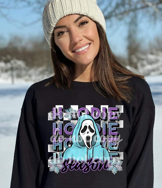 Hoodie Season scream - DTF TRANSFER ONLY (RHD)