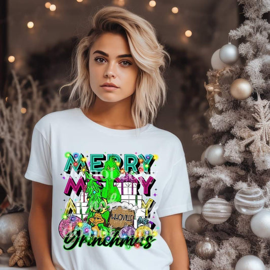 Merry Grouchmas- DTF TRANSFER ONLY (RHD)