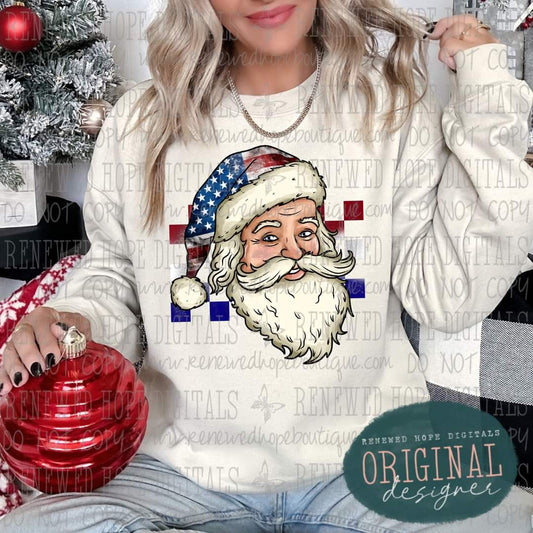 American Santa - DTF TRANSFER (KD collab)