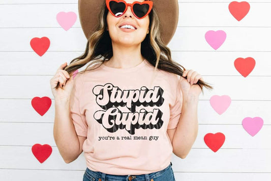 Stupid Cupid black - DTF TRANSFER (TED/TDD)