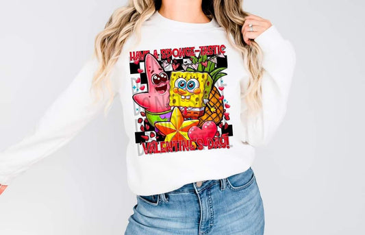 Sponge tastic Valentines - DTF TRANSFER (FDC/DFDC)