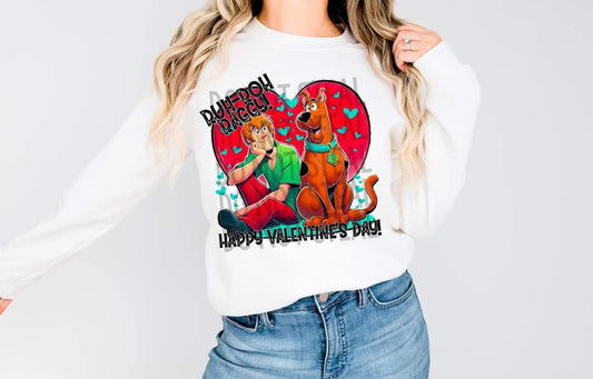 Ruhroh valentines - DTF TRANSFER (FDC/DFDC)