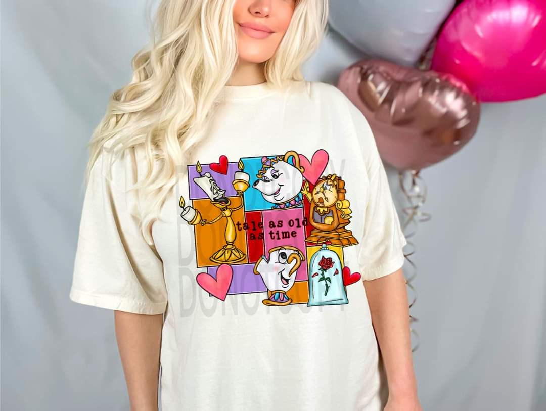 A tale as old as time kids cartoons - DTF TRANSFER (FDC/DFDC)