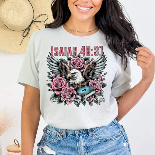 Soar On Wings Like Eagles- DTF TRANSFER (SSDD)