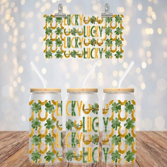 Lucky - UV dtf wrap 16oz libbey : TED