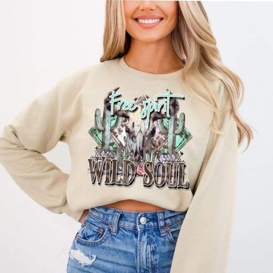 Free spirit wild soul - DTF TRANSFER (SSDD)