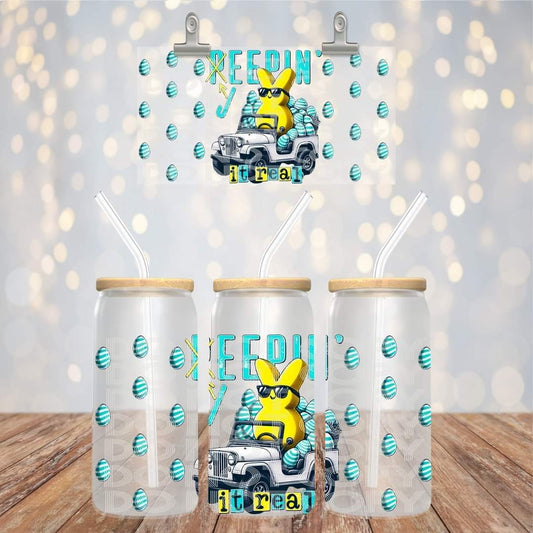 Peepin It Real - UV dtf wrap 16oz libbey : TED