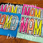 Mama dalmatian dots colorful - DTF TRANSFER