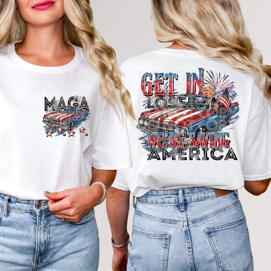 We're Saving America - DTF TRANSFER (SSDD)