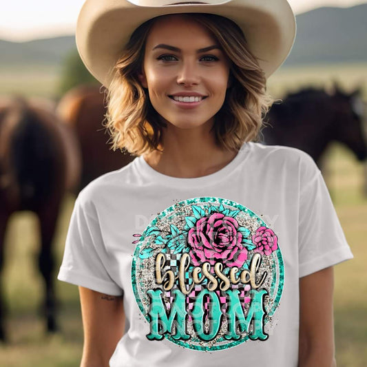 Blessed Mom - DTF TRANSFER (SSDD)