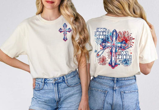 God shed his grace on thee - DTF TRANSFER (TED / SAL SUMMER FAITH COLLAB)
