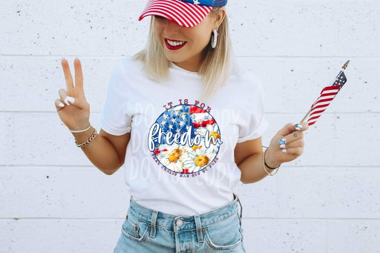 It is for Freedom Christ - DTF TRANSFER (TED / SAL SUMMER FAITH COLLAB)