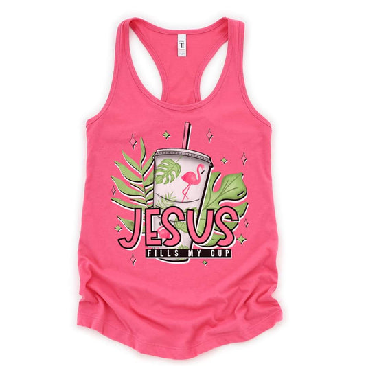 Jesus fills my cup - DTF TRANSFER (TED / SAL SUMMER FAITH COLLAB)