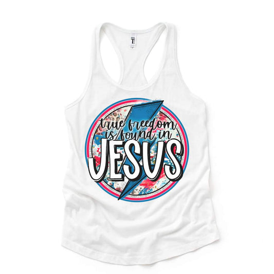 True freedom is found in Jesus - DTF TRANSFER (TED / SAL SUMMER FAITH COLLAB)