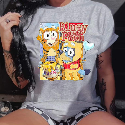 Mashup dog bear cartoon - DTF TRANSFER (SSDD)