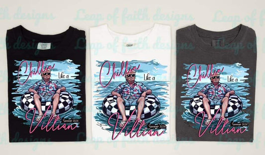 Chillin like a villain trump - DTF TRANSFER (LOFD)