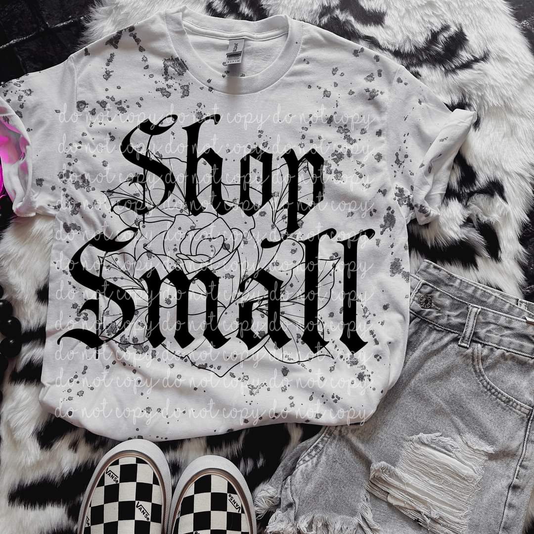 Shop Small black - DTF TRANSFER (MMDD)