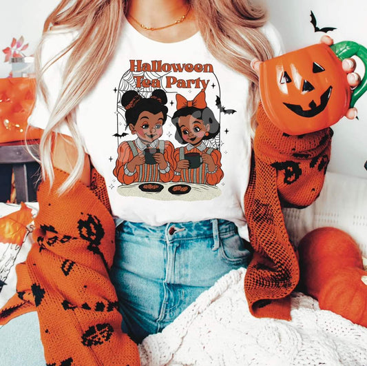 Halloween tea party #1 - DTF TRANSFER (Vintage Halloween Collab)
