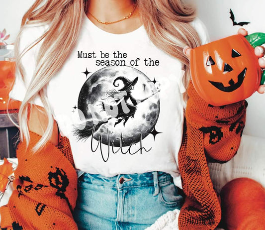 Must be the season of the witch - DTF TRANSFER (Vintage Halloween Collab)