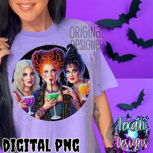 Margarita witches Hocus Pocus - DTF TRANSFER (T4KD)