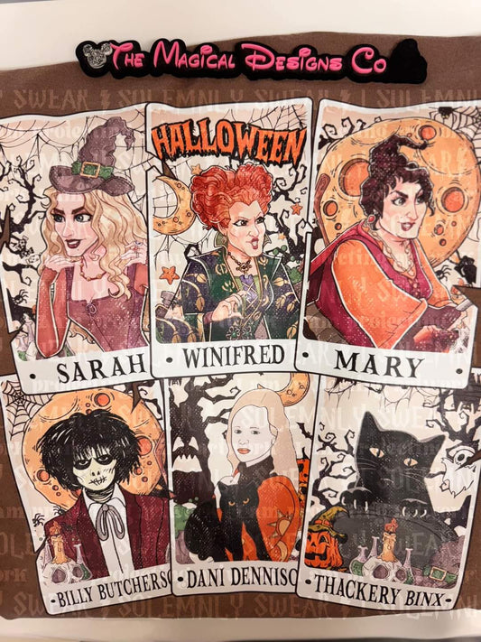 Hocus Pocus tarot cards - DTF TRANSFER