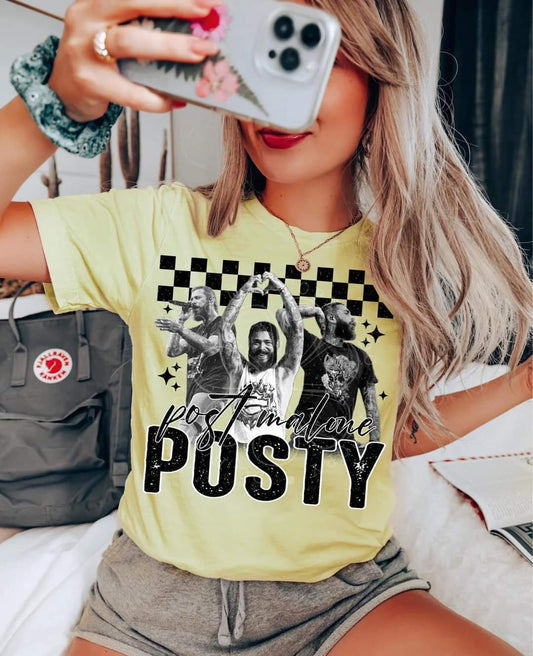 Posty - DTF TRANSFER (LDC) checkered music