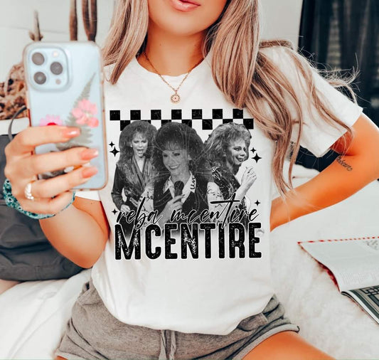 Reba - DTF TRANSFER (LDC) checkered music