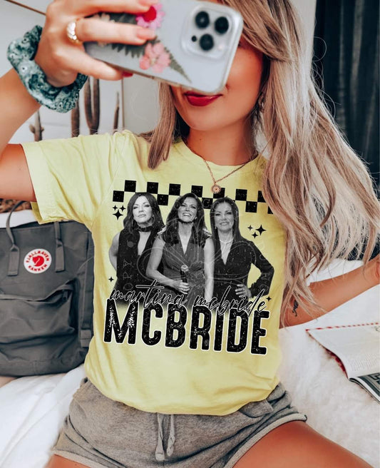 Martina McBride - DTF TRANSFER (LDC) checkered music