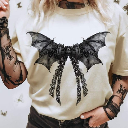 Bat wings bow - DTF TRANSFER (ULF)