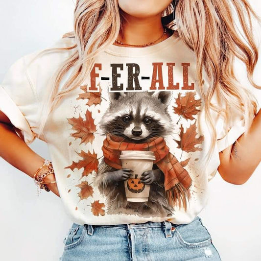 FERALL Raccoon - DTF TRANSFER (ULF)
