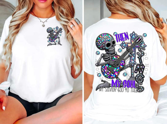 Then sings my soul skellie faux rhinestones - DTF TRANSFER (FDC)