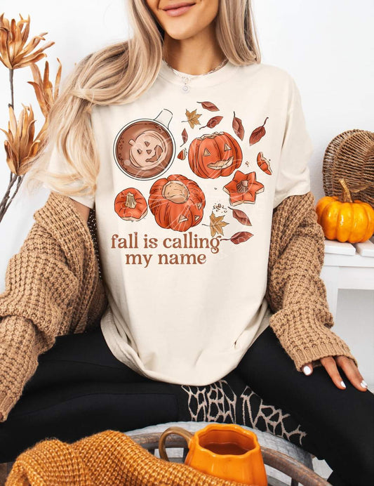 Fall is calling my name - DTF TRANSFER (LDC A24)