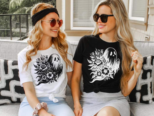 Floral ghost #3 - DTF TRANSFER (LDC A24)