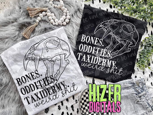 Bones, oddities, taxidermy weird shit - DTF TRANSFER (HD)