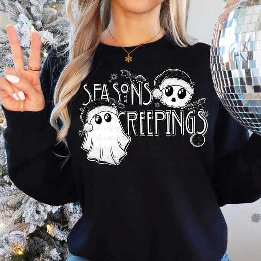 Seasons Creepings ghostie skellie - DTF TRANSFER (MMDD)