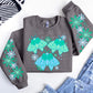 Green & blue winter moths - DTF TRANSFER (MMDD)