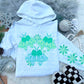 Green & blue winter moths - DTF TRANSFER (MMDD)
