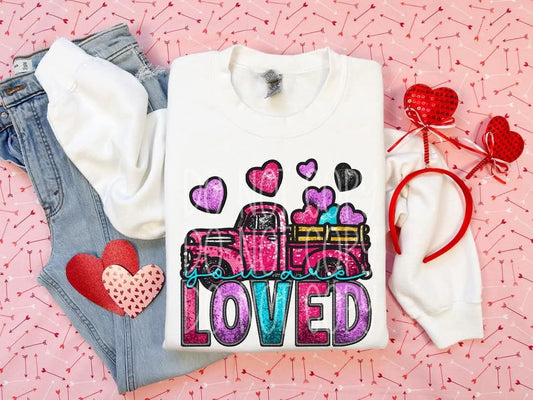 Loved vintage truck - DTF TRANSFER (PHDC D24)
