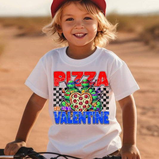 Pizza is my Valentine - DTF TRANSFER (Kids Valentine Collab DDV/PHDC/CST)