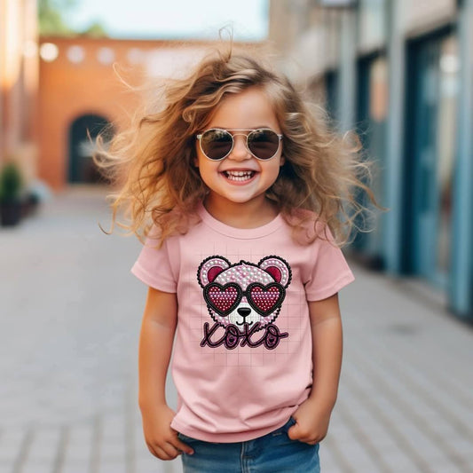 XOXO teddy bear - DTF TRANSFER (Kids Valentine Collab DDV/PHDC/CST)