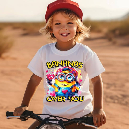Bananas over you - DTF TRANSFER (Kids Valentine Collab DDV/PHDC/CST)