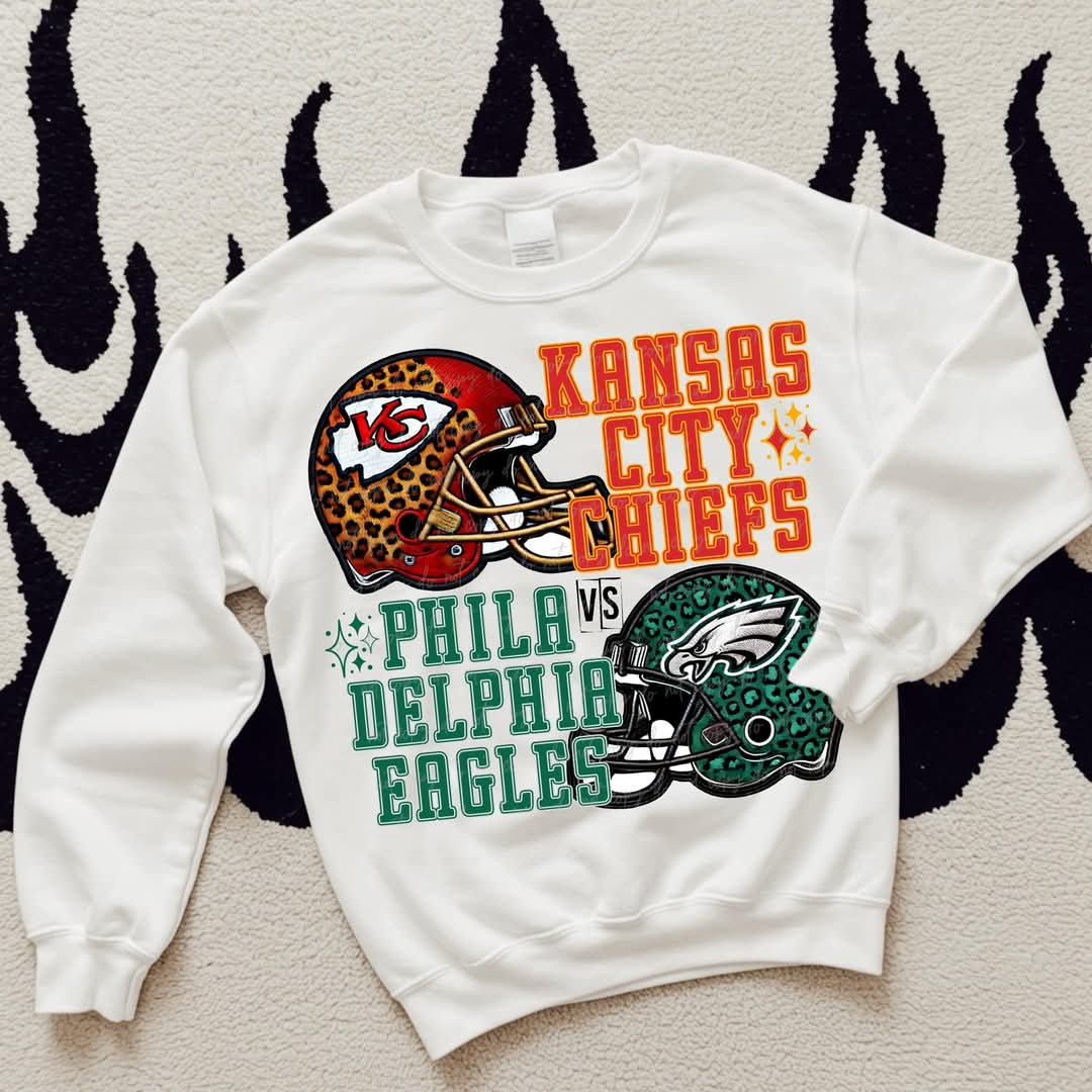 Chiefs vs Eagles - DTF TRANSFER (VDS)
