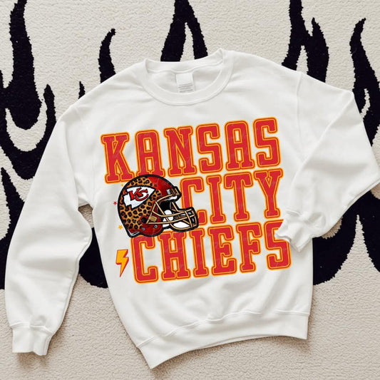 Chiefs helmet - DTF TRANSFER (VDS)
