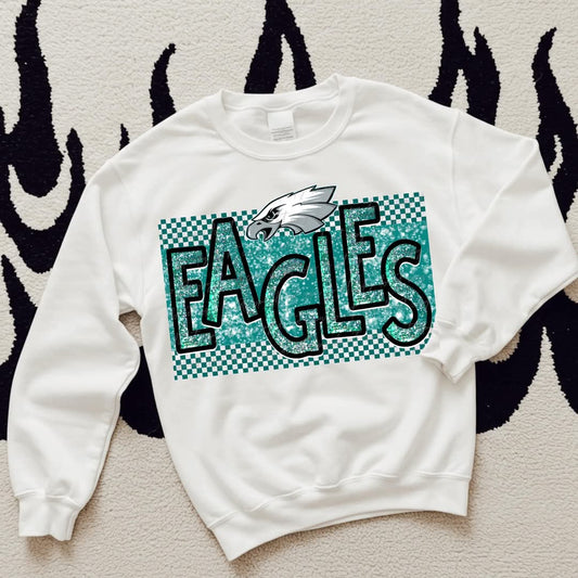 Eagles checkered - DTF TRANSFER (VDS)