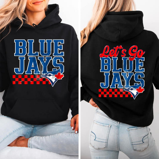 Blue Jays checkered - DTF TRANSFER (MMD/F25)