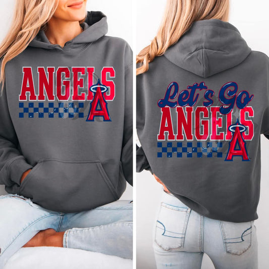 Angels floral letter - DTF TRANSFER (MMD/F25)