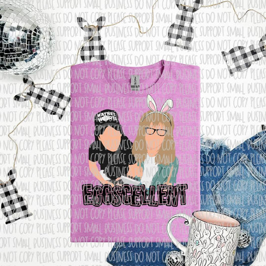 Eggscellent black - DTF TRANSFER (T EASTER COLLAB BUNDLE)