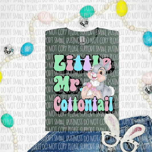Little Mr Cottontail - DTF TRANSFER (T EASTER COLLAB BUNDLE)
