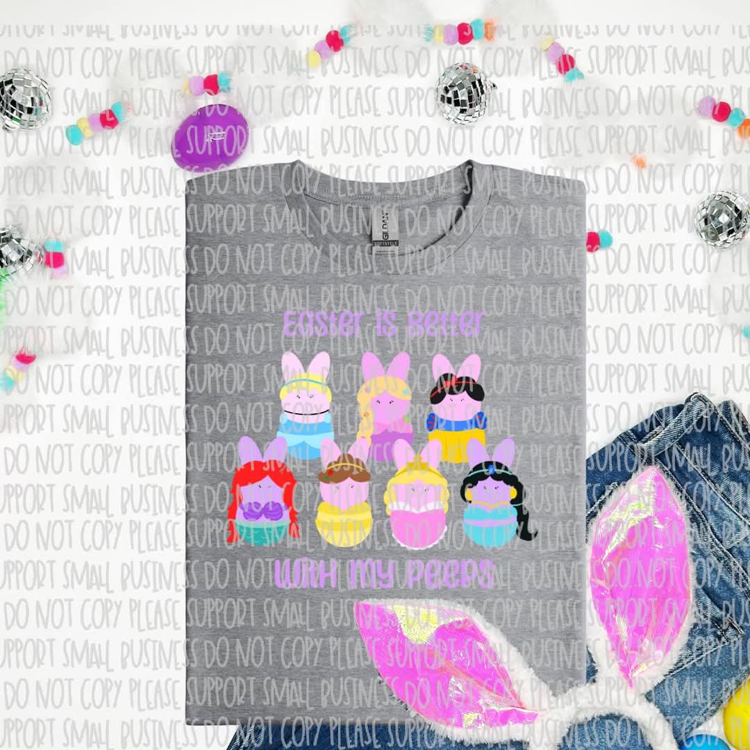 Princesses - DTF TRANSFER (T EASTER COLLAB BUNDLE)