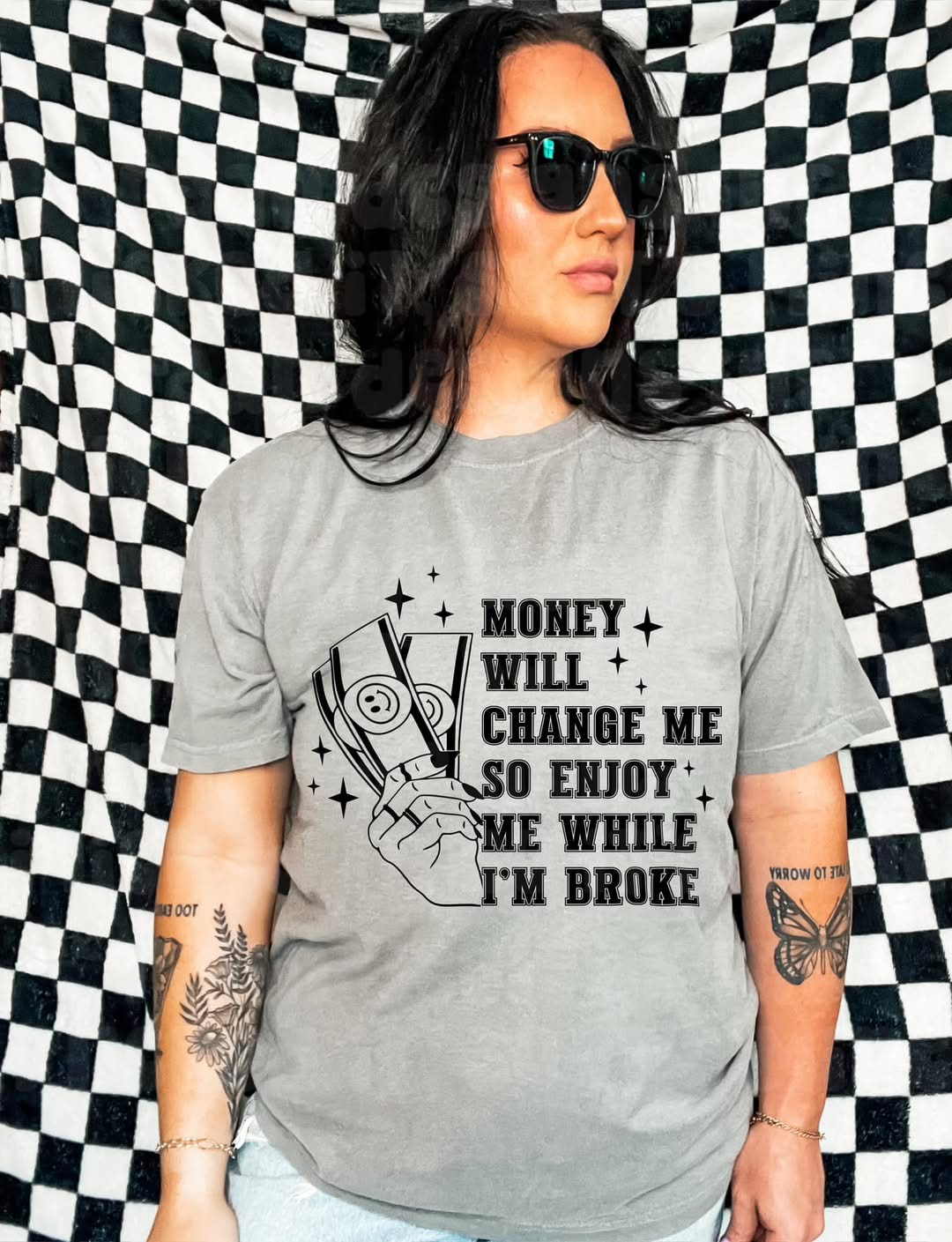 Money will not change me - DTF TRANSFER (NSFW Snarky Collab RAAN/LDC)